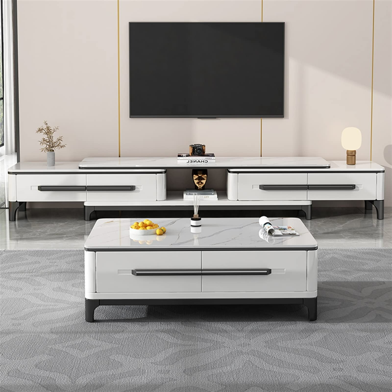 Coffee Tea Unit - Set Meja TV & Meja Kopi
