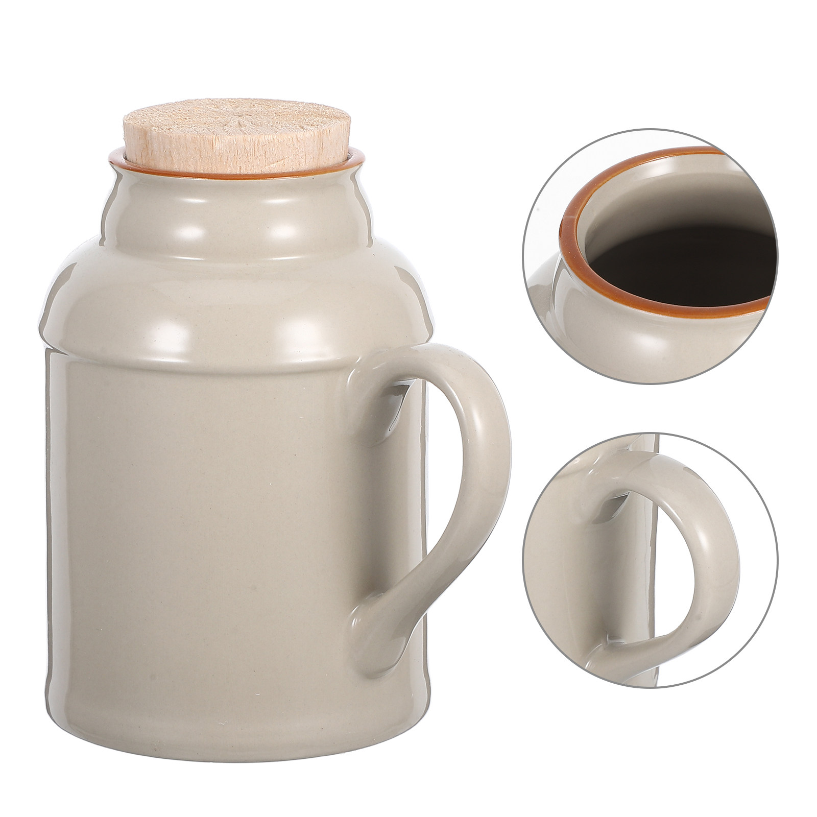 Coffee Tea Uses - Teko Air Keramik Vintage Dekoratif dengan