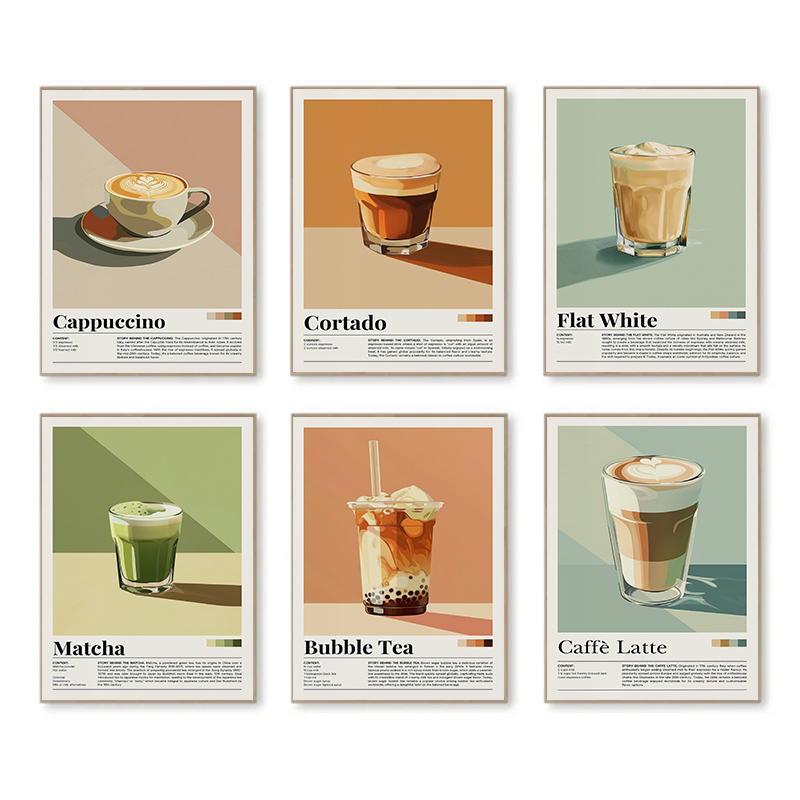Coffee And Tea Lyrics - Poster minuman kopi antik gambar seni