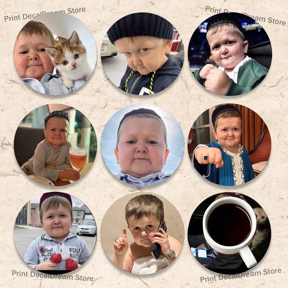 Coffee Tea Games - Set Coaster Kayu Meme Hasbulla Magomedov