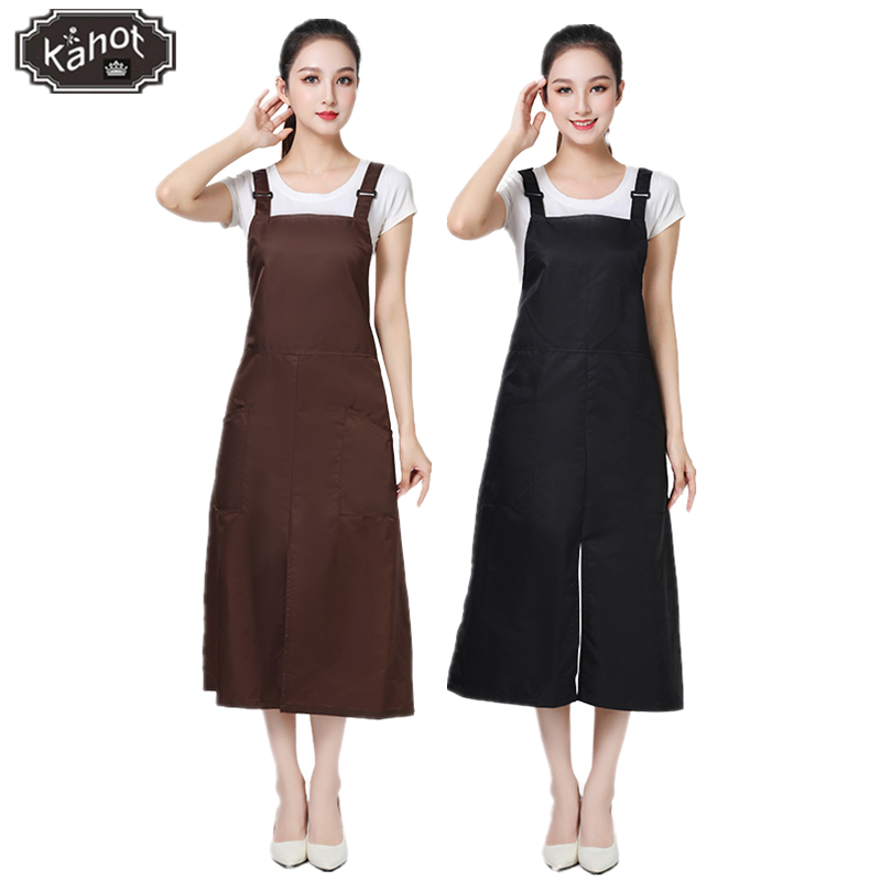 Coffee Tea Unit - Apron Salon Profesional dengan Kantong Besar