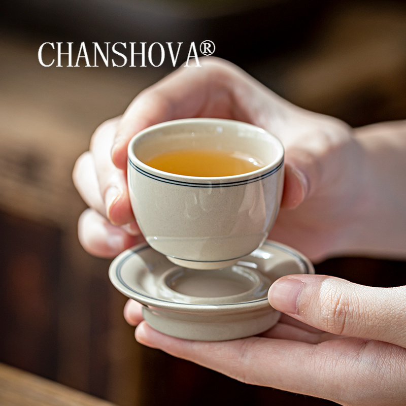 Coffee Tea Games - CHANSHOVA-Set cangkir dan piring keramik, cangkir