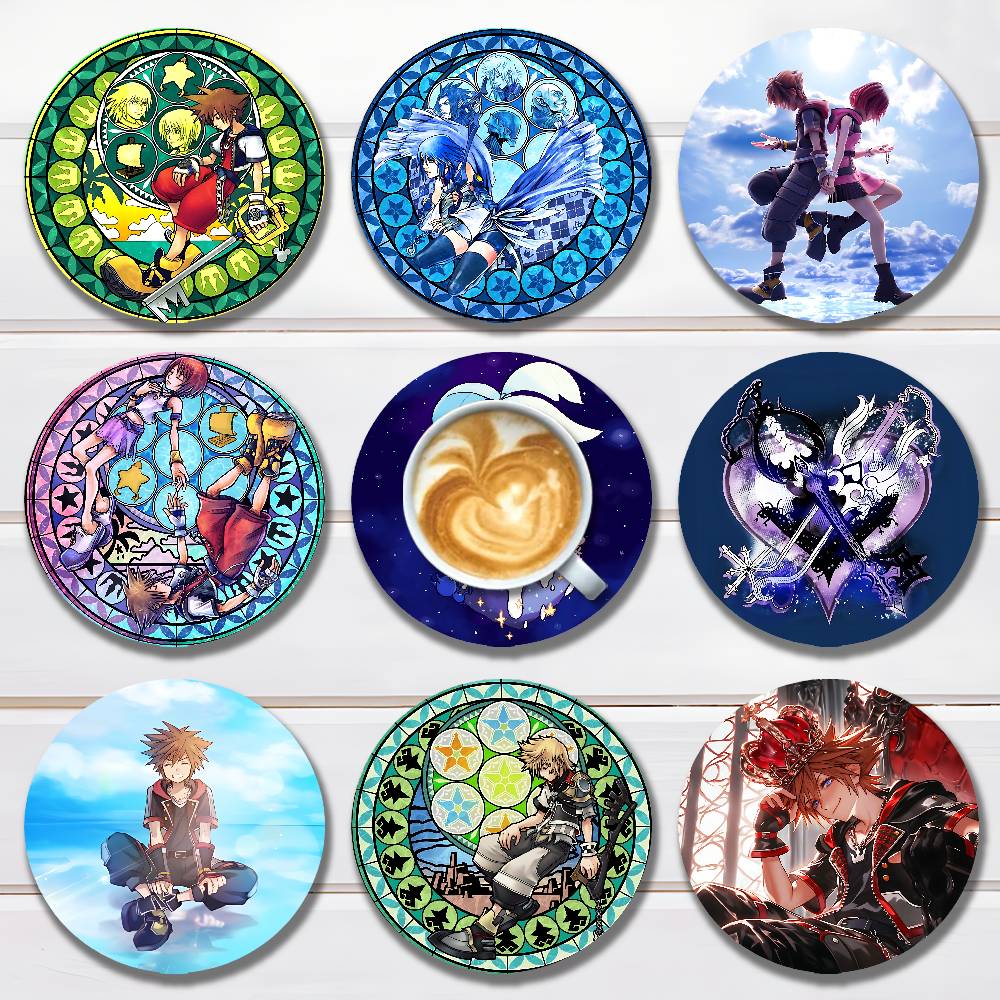 Coffee Tea Games - K-Kingdom H-Hearts Game Tatakan Gelas Kayu