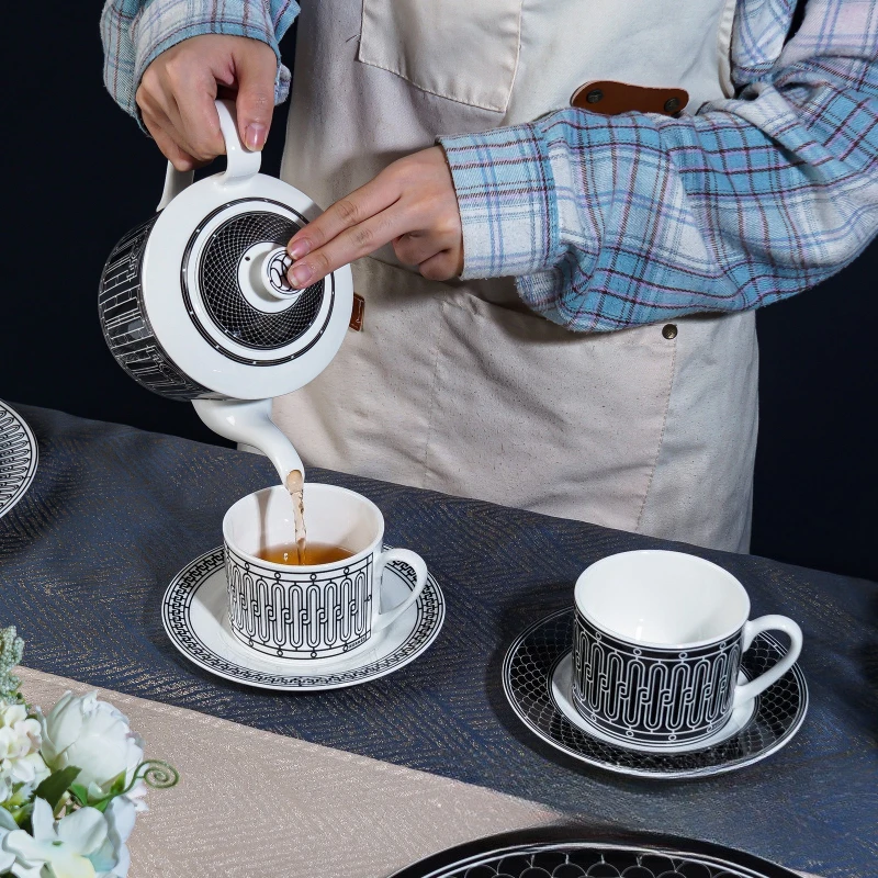 Coffee Tea Box - Set Teh Gaya Eropa Sederhana, Cangkir