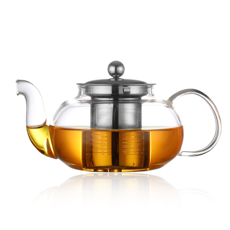 Coffee Tea Games - 600/800Ml Tahan Panas Kaca Teko Teh