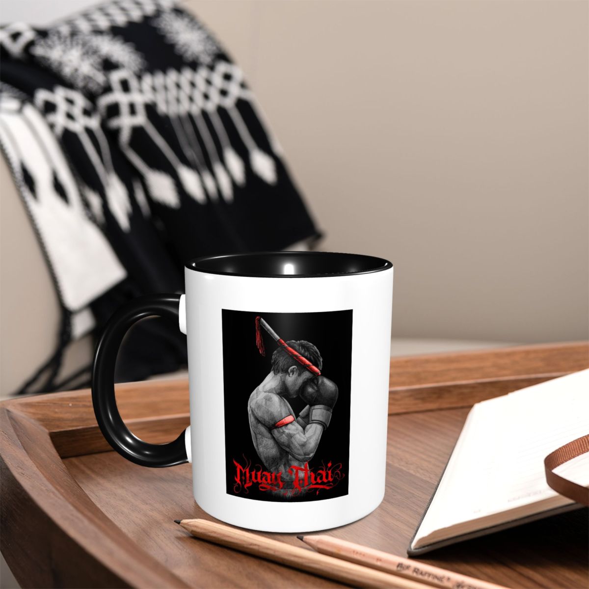 Coffee Tea Thai - Mug Petarung Tinju Muay Thai Cangkir