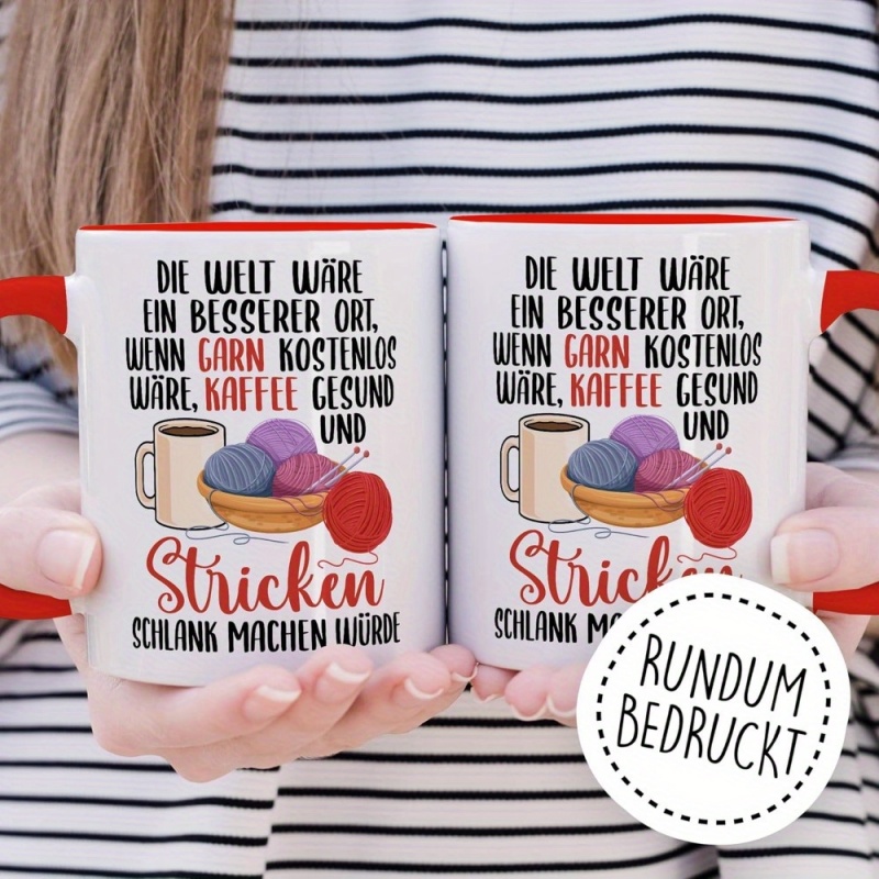 Coffee Tea Me - 1 Mug Rajut Lucu - 