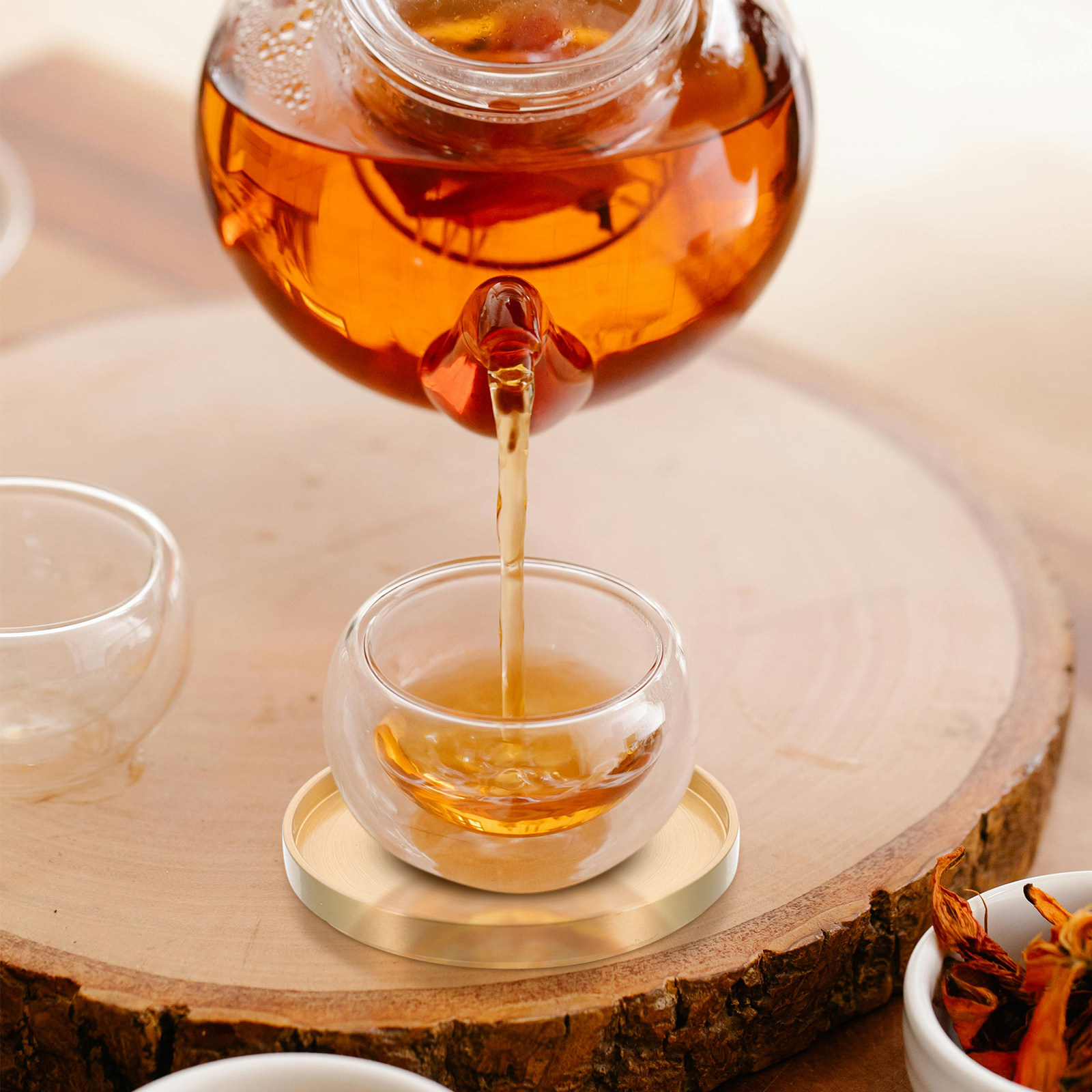 Coffee Tea Uses - Alas Gelas Bundar dari Kuningan, Alas