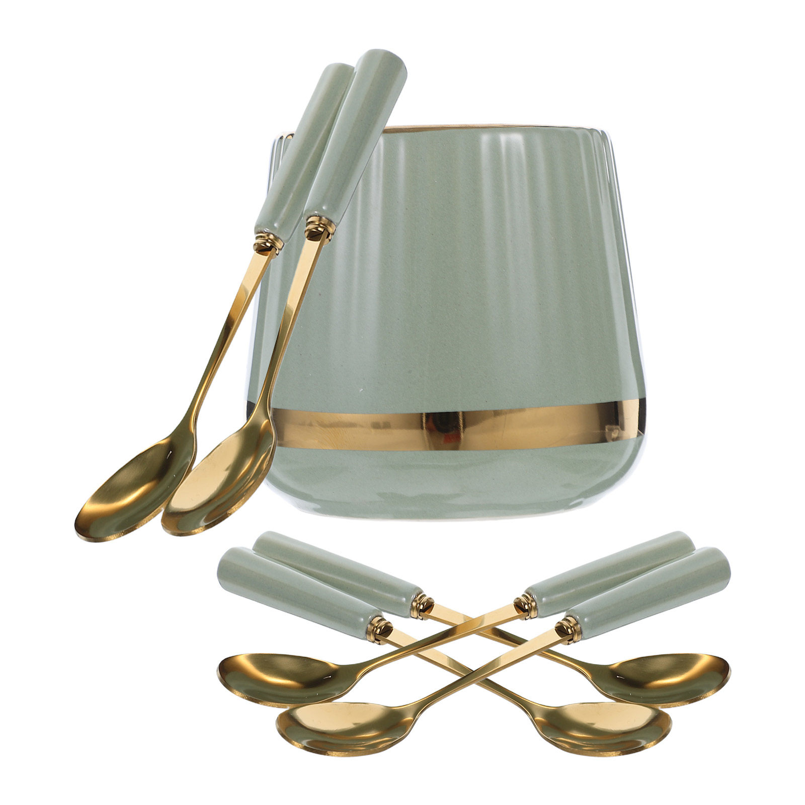 7Pcs Set Sendok Kopi Mini untu - Coffee Tea Sugar Set ulasan dan harga