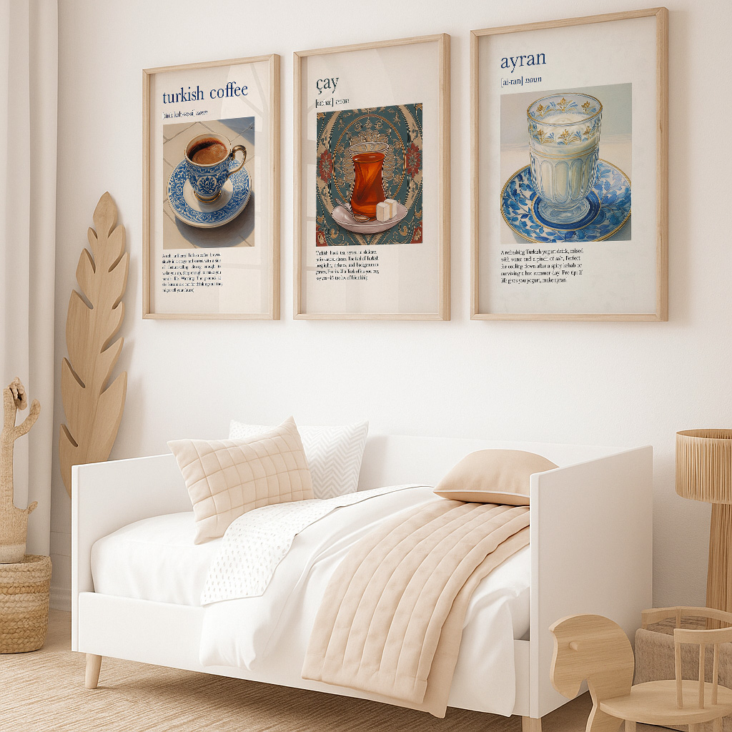 Poster Dapur Tradisional Turki - Coffee And Tea Lyrics ulasan dan harga