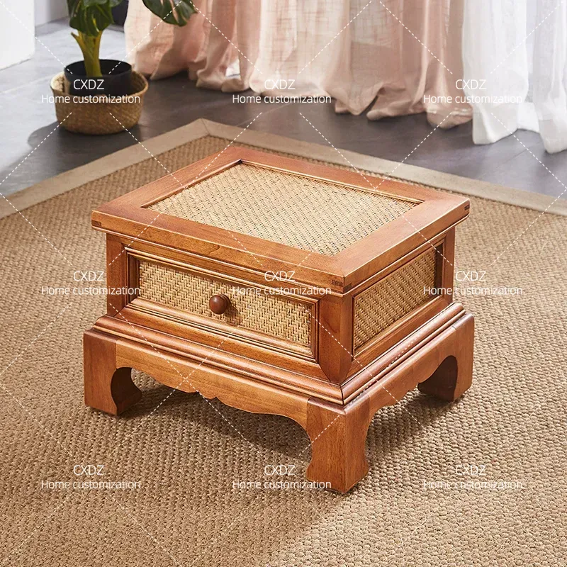 Meja Kopi Tatami Kayu Solid Ga - Coffee Tea Thai ulasan dan harga