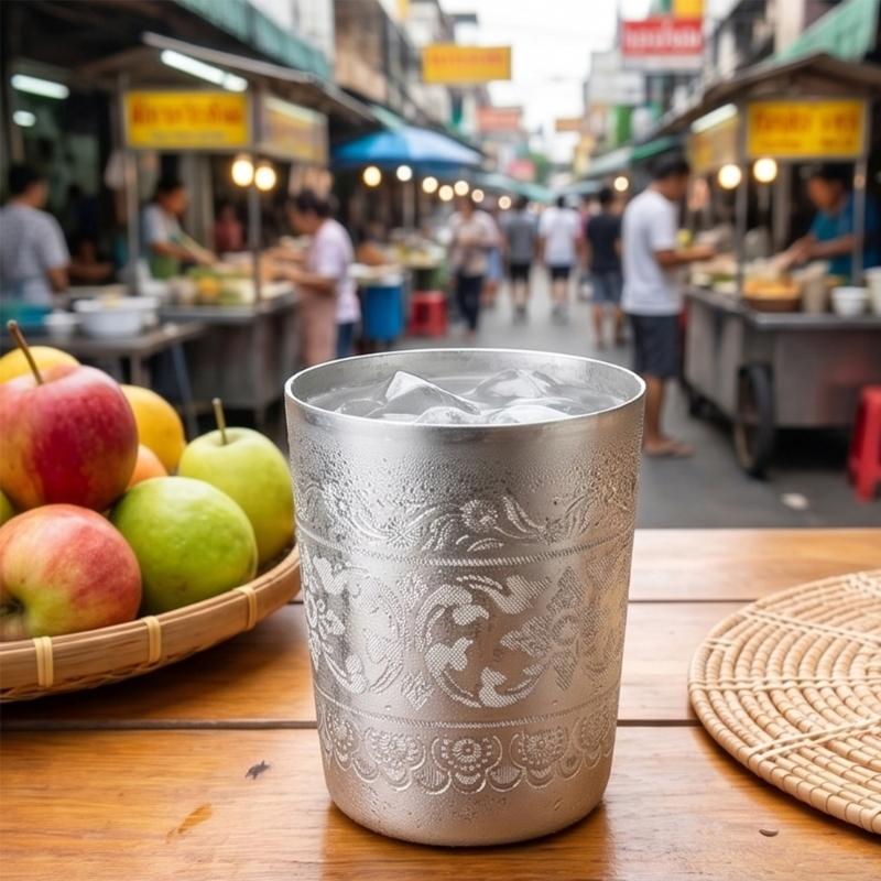 Cangkir Timah Gaya Thailand Ca - Coffee Tea Thai ulasan dan harga