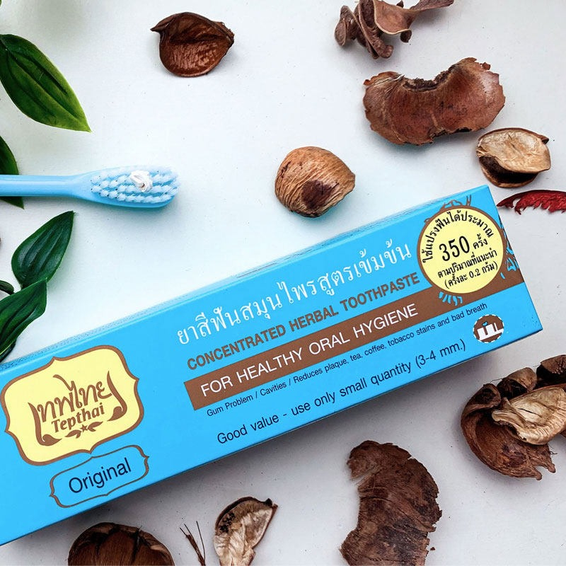Pasta Gigi Herbal Tradisional  - Coffee Tea Thai ulasan dan harga