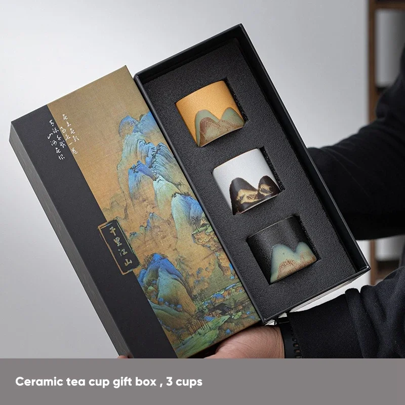Kotak hadiah, cangkir teh kera - Coffee Tea Box ulasan dan harga