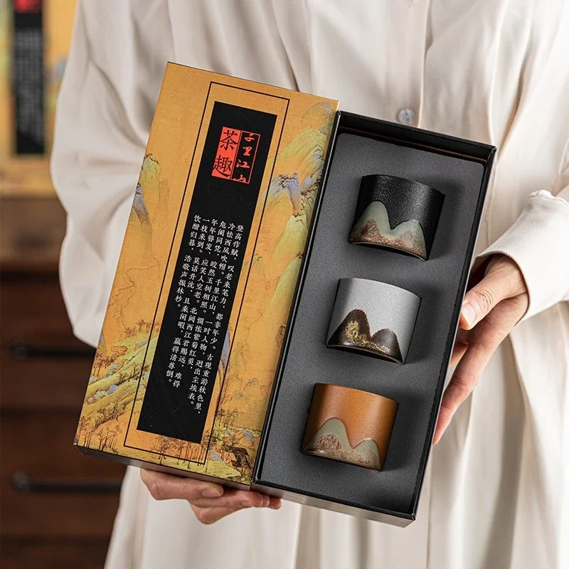 Kotak hadiah, cangkir teh kera - Coffee Tea Box ulasan dan harga