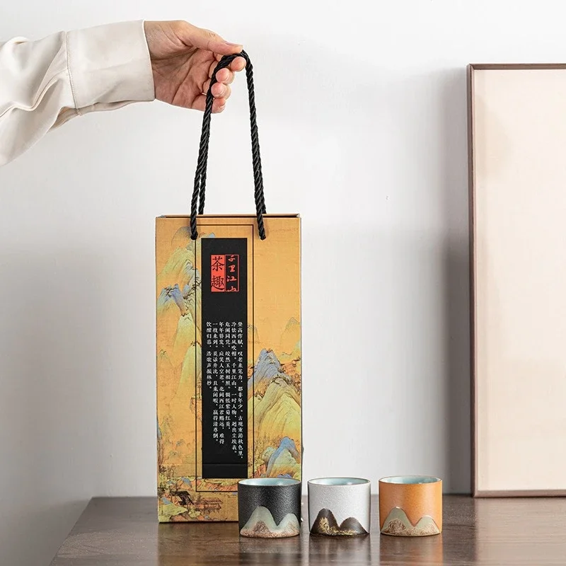 Kotak hadiah, cangkir teh kera - Coffee Tea Box ulasan dan harga