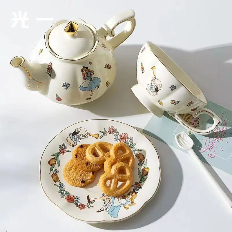 Set Teh dan Kopi Keramik Alice - Coffee Tea Friends ulasan dan harga