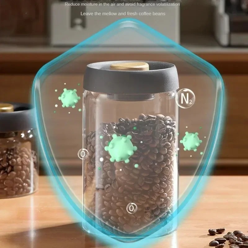Stoples Kopi Vakum Manual Kaca - Coffee Tea Box ulasan dan harga