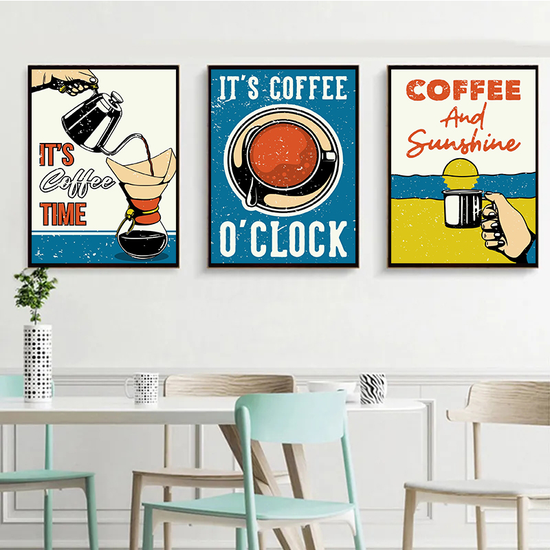 Poster kopi teh antik gaya Ame - Coffee And Tea Lyrics ulasan dan harga