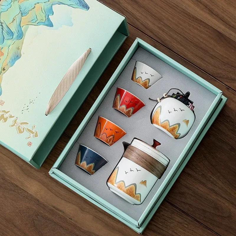 Kotak hadiah, cangkir teh kera - Coffee Tea Games ulasan dan harga