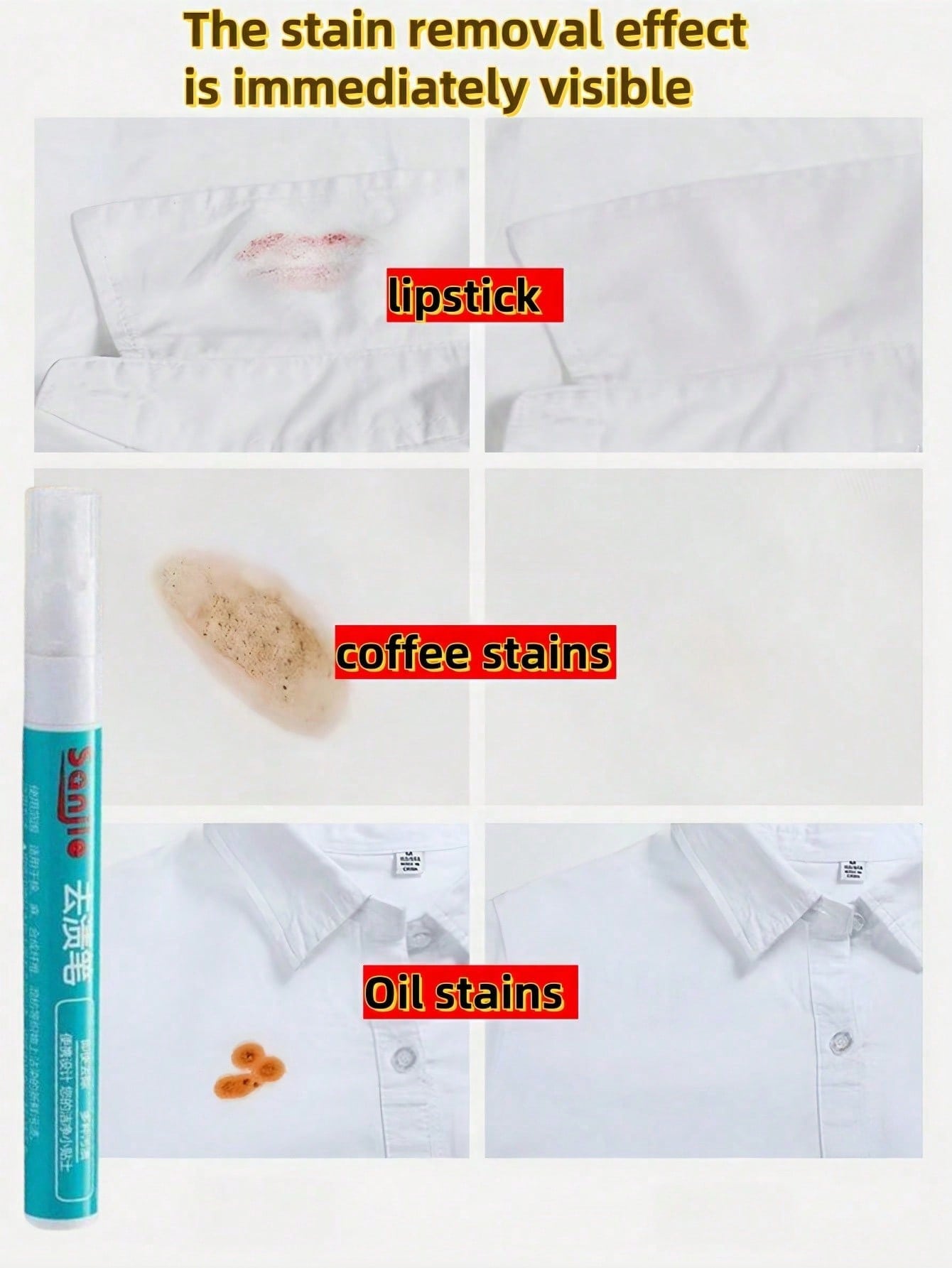1-3 Buah Pena Penghilang Noda  - Coffee And Tea Lyrics ulasan dan harga