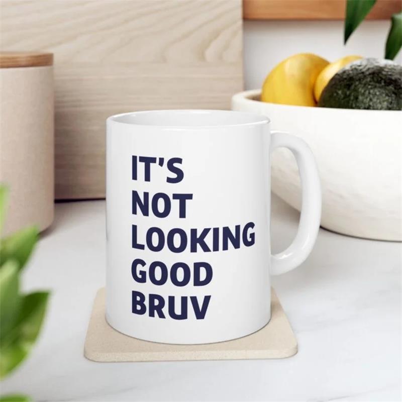 Mug Kopi Keramik IT'S NOT LOOK - Coffee Tea Friends ulasan dan harga
