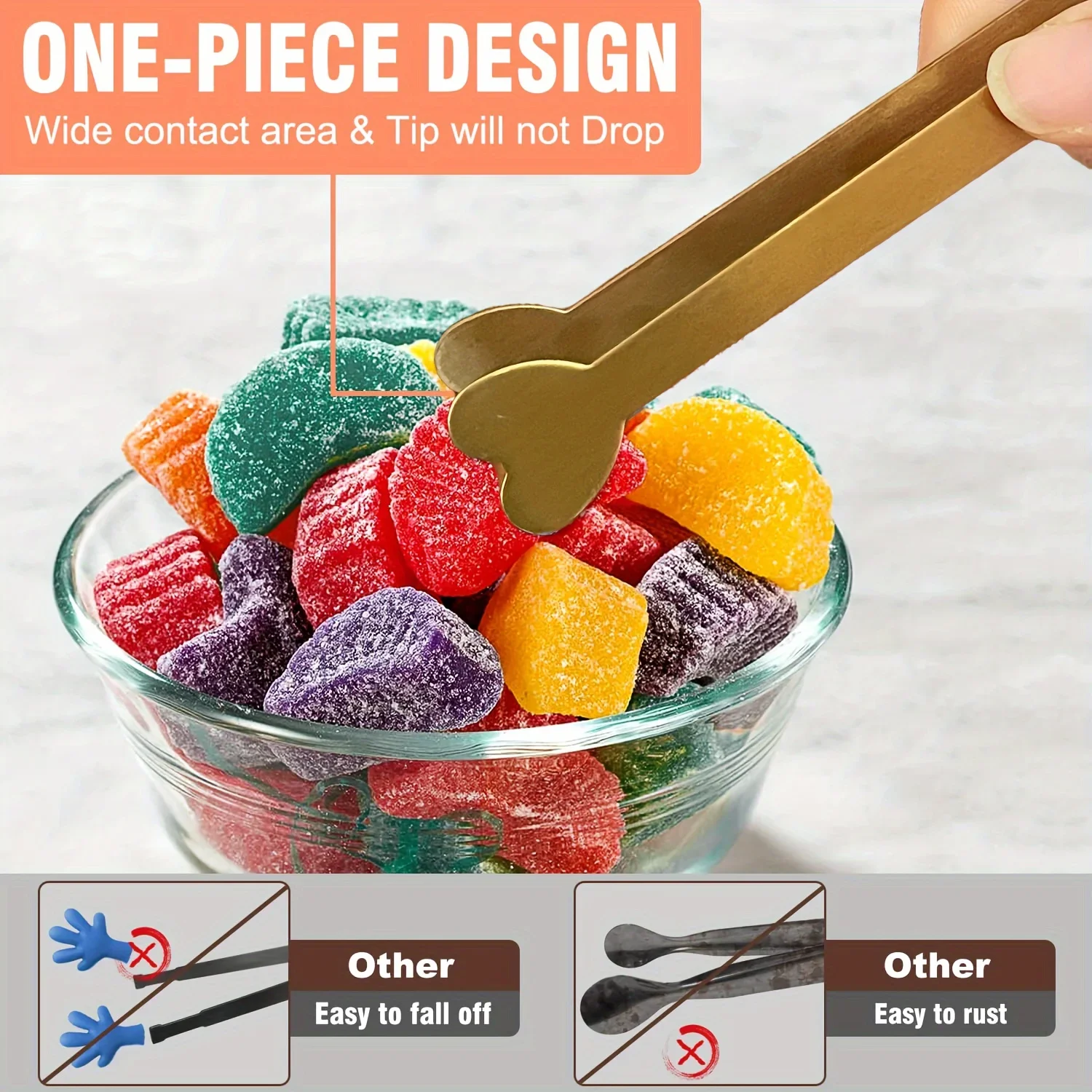 Penjepit Mini Berbentuk Hati B - Coffee Tea Sugar Set ulasan dan harga