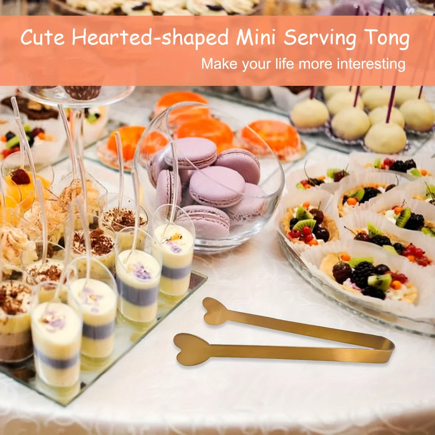 Penjepit Mini Berbentuk Hati B - Coffee Tea Sugar Set ulasan dan harga