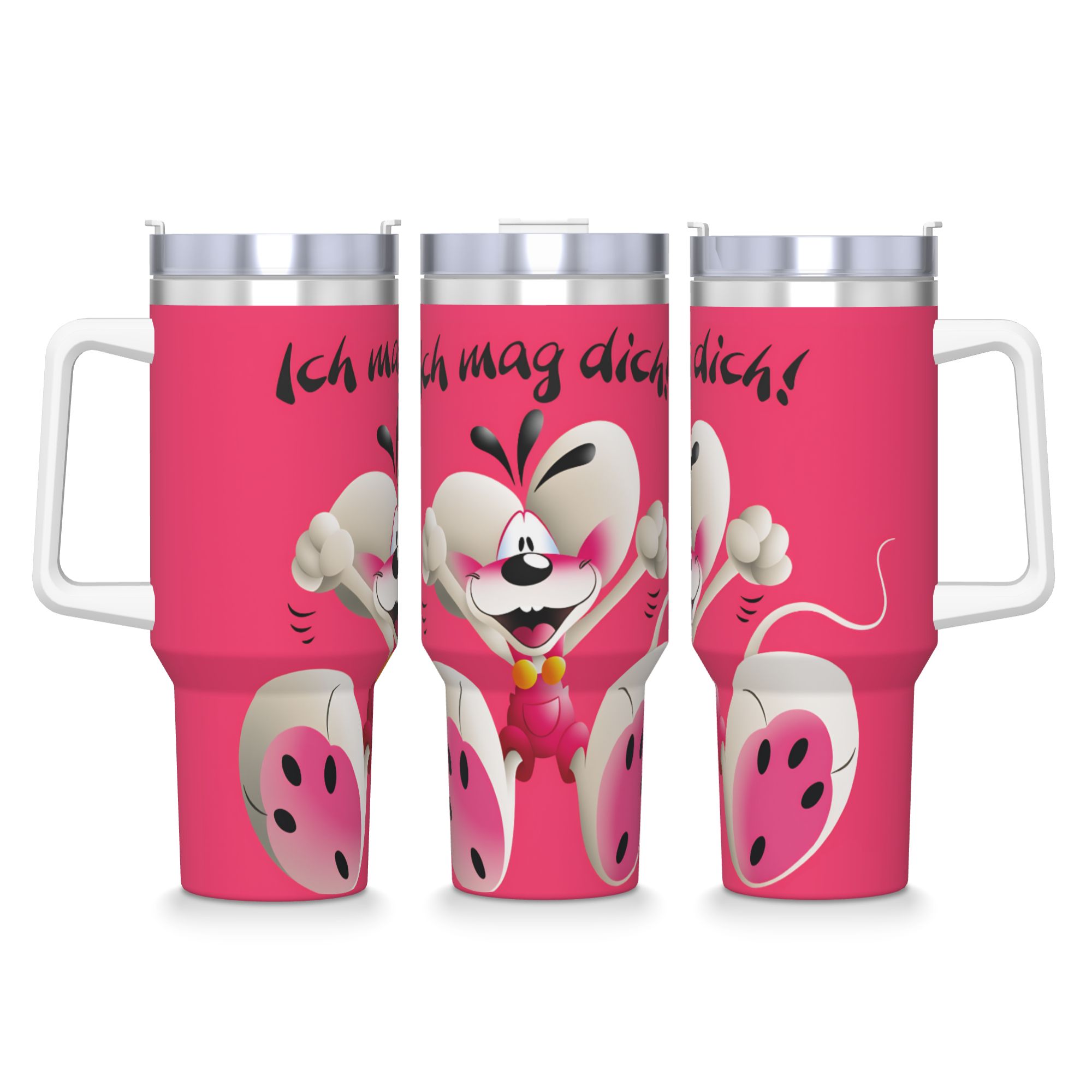 Tumbler Stainless Steel Diddl  - Coffee And Tea Lyrics ulasan dan harga