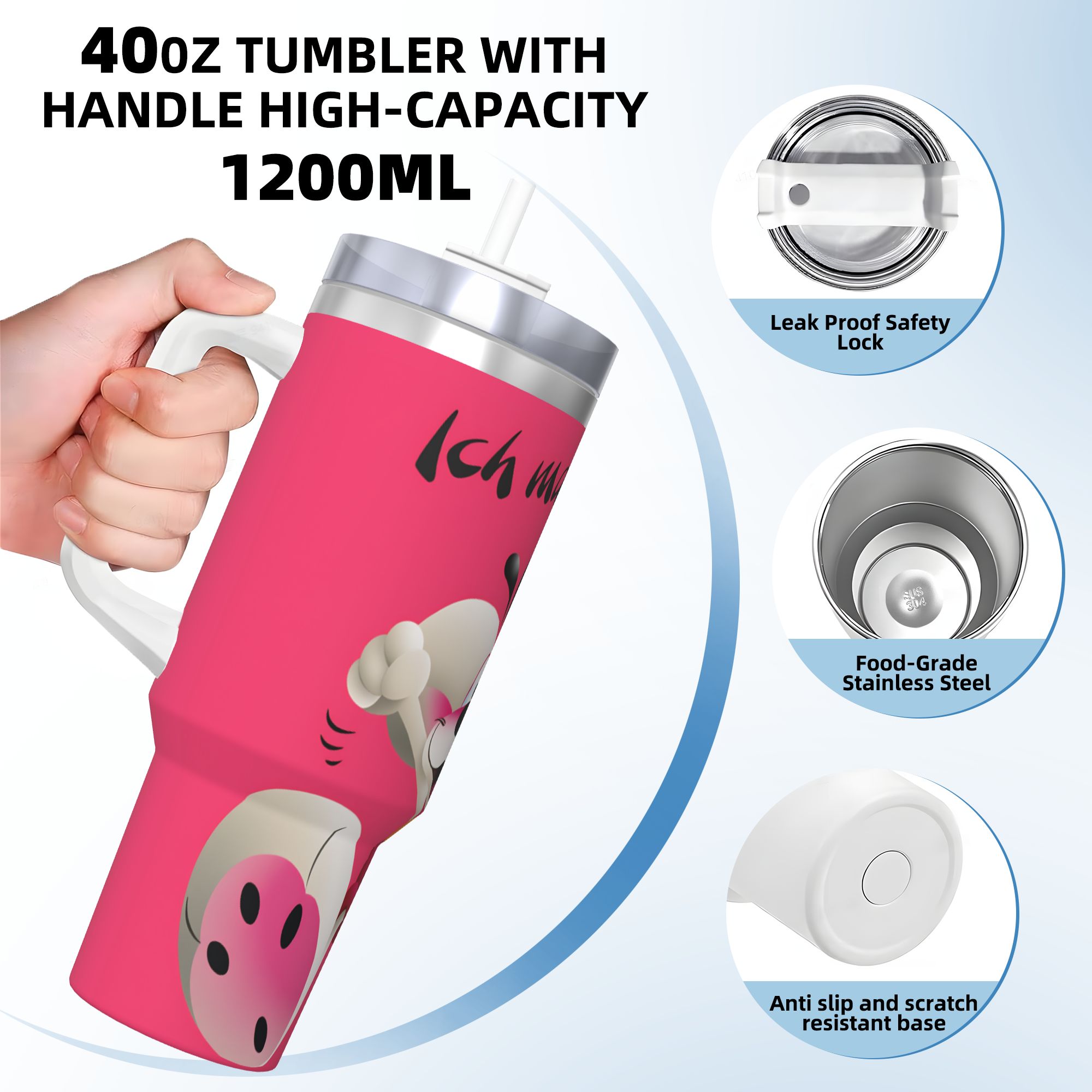 Tumbler Stainless Steel Diddl  - Coffee And Tea Lyrics ulasan dan harga