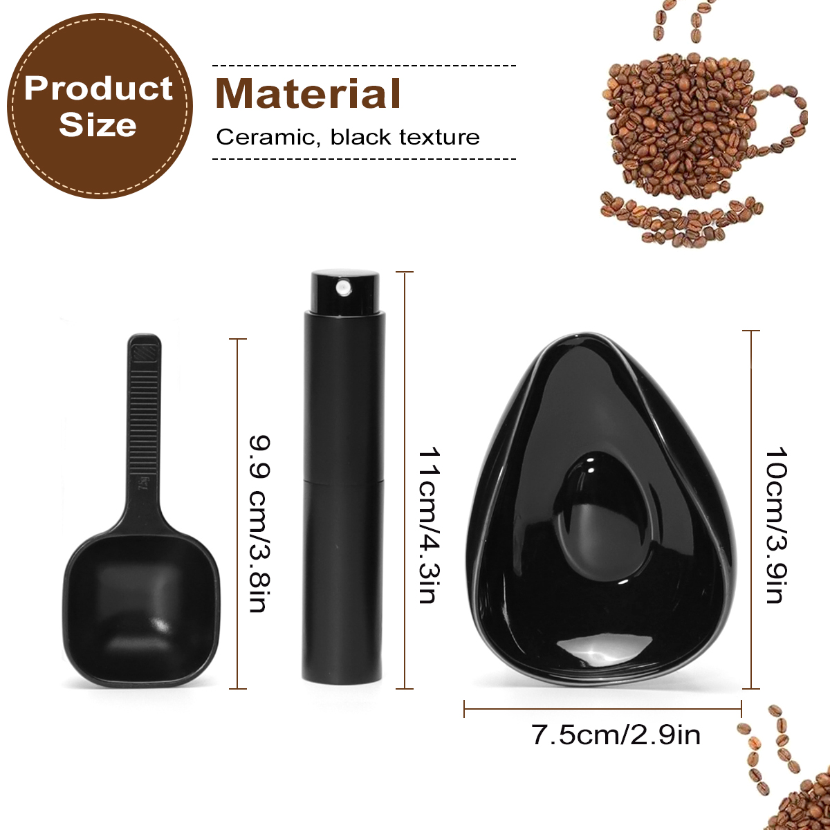 Leeseph Set cangkir dosis biji - Coffee Tea Games ulasan dan harga