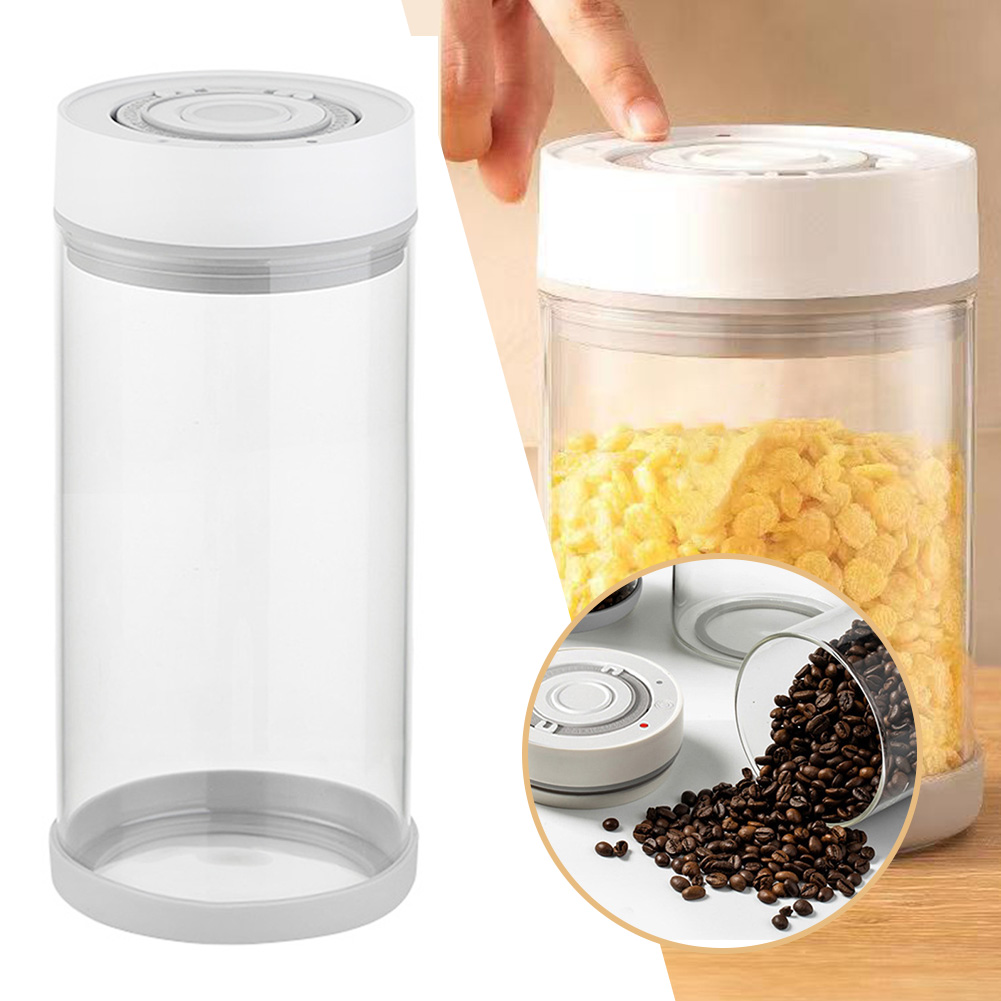 Kitchen Moisture-proof Glass C - Coffee Tea Box ulasan dan harga