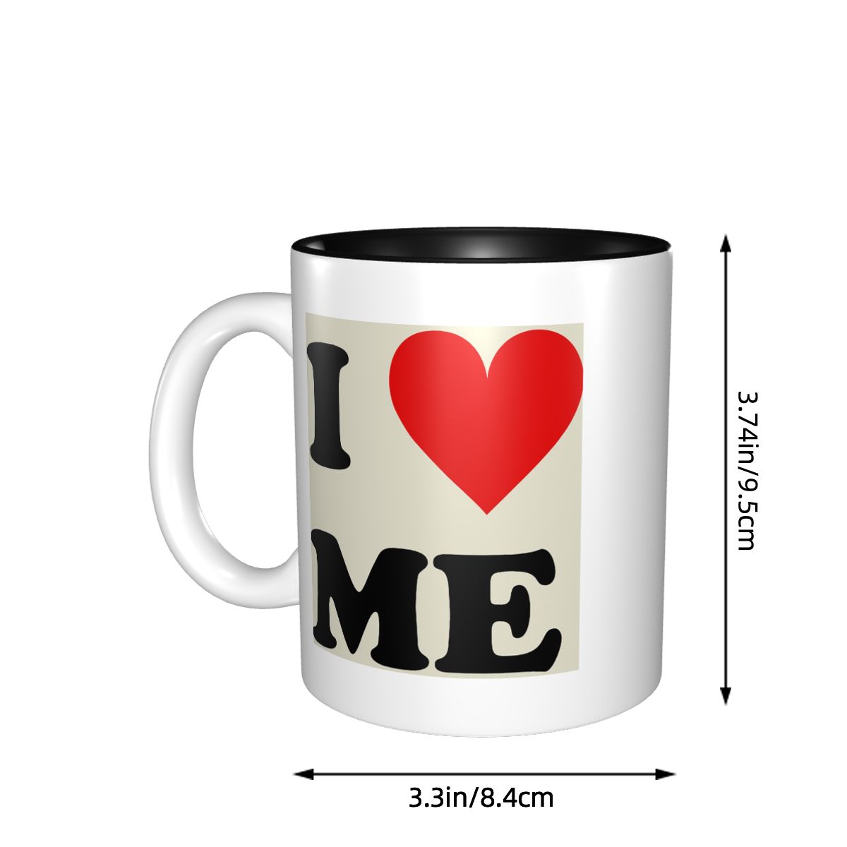 I Love Me Heart Mug Cangkir Ko - Coffee Tea Me ulasan dan harga