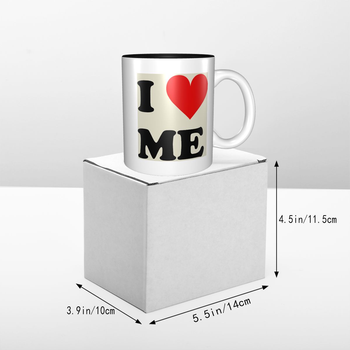 I Love Me Heart Mug Cangkir Ko - Coffee Tea Me ulasan dan harga