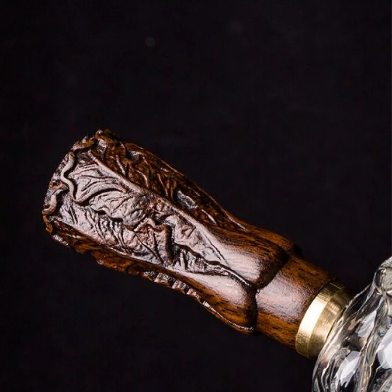 Teko teh kaca, gagang kayu, te - Coffee Tea Decanter ulasan dan harga