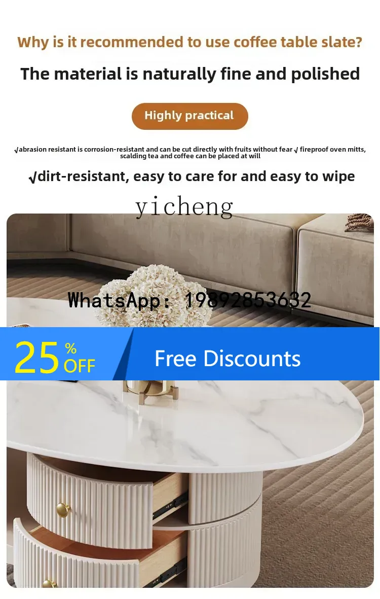 Meja Kopi Oval Minimalis Gaya  - Coffee Tea Unit ulasan dan harga