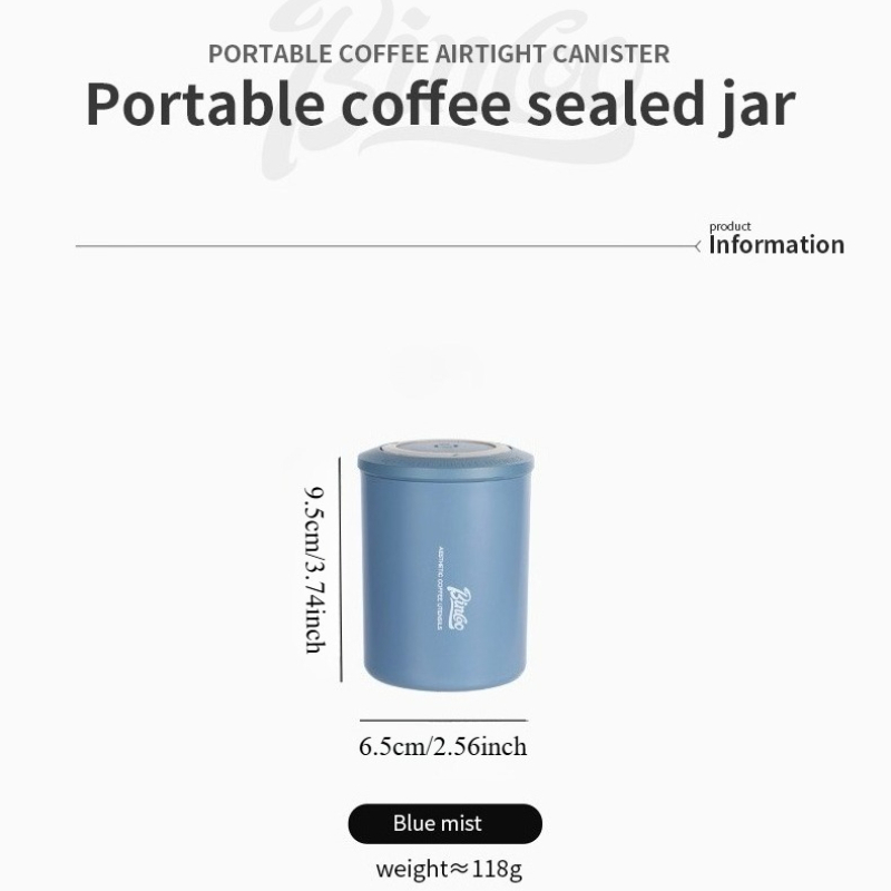 Toples Kopi Kedap Udara Bincoo - Coffee Tea Box ulasan dan harga