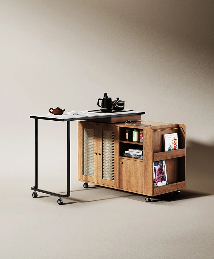 Meja teh kayu solid ukuran kec - Coffee Tea Unit ulasan dan harga