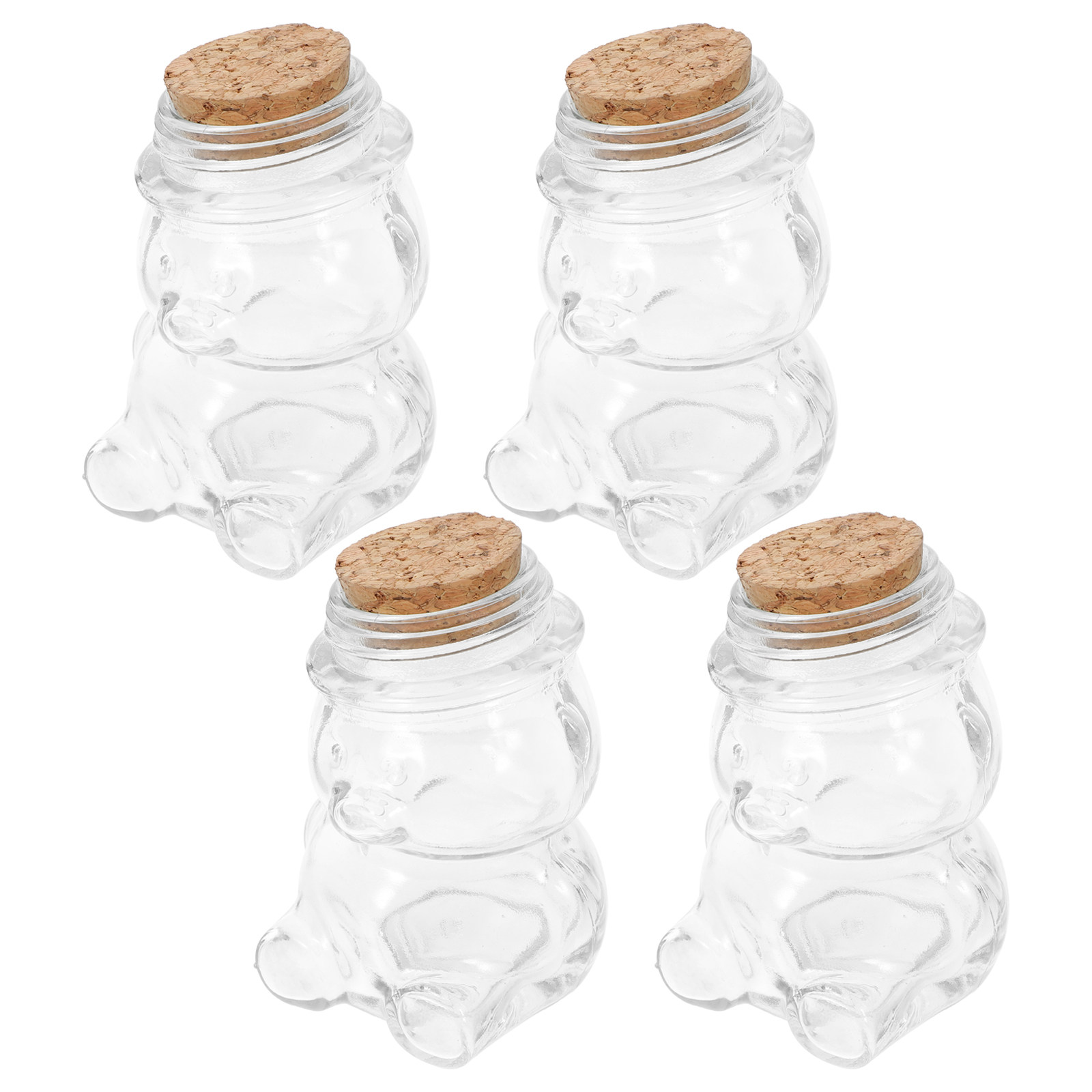 4 Buah Set Toples Permen Kaca  - Coffee Tea Sugar Set ulasan dan harga