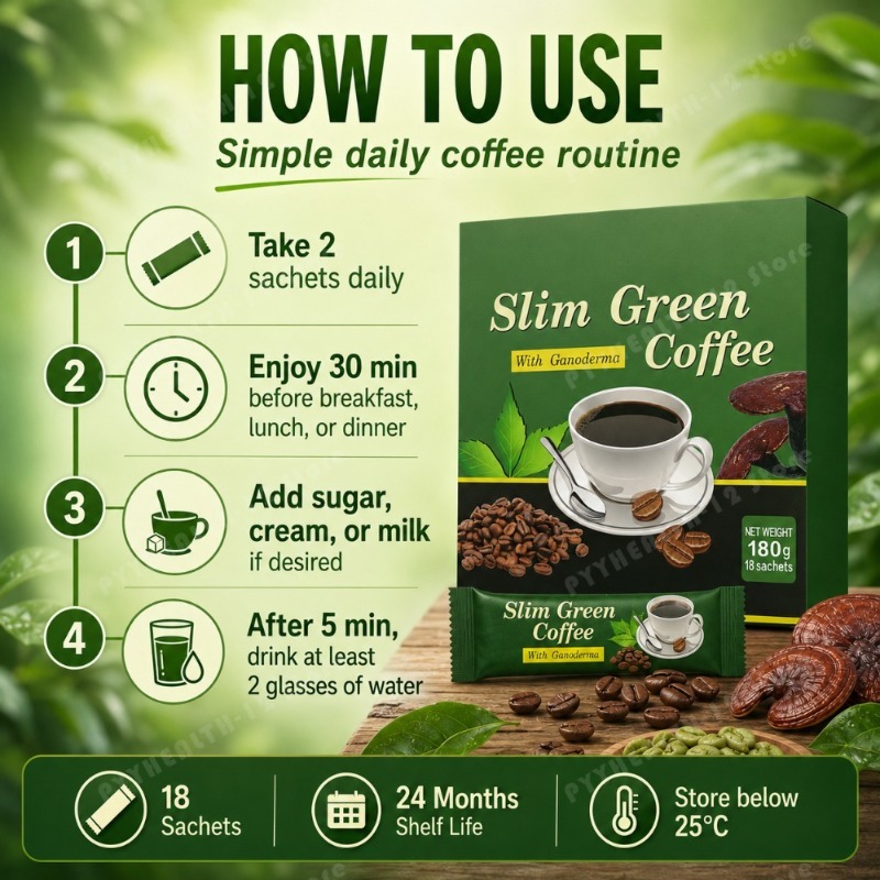Kopi Hijau Slim Ekstrak Teh Hi - Coffee Tea For Weight Loss ulasan dan harga