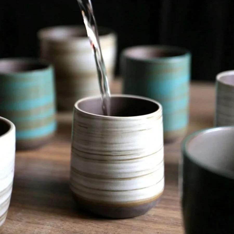 Mug Stoneware Glasir Kresek Ya - Coffee Tea Uses ulasan dan harga