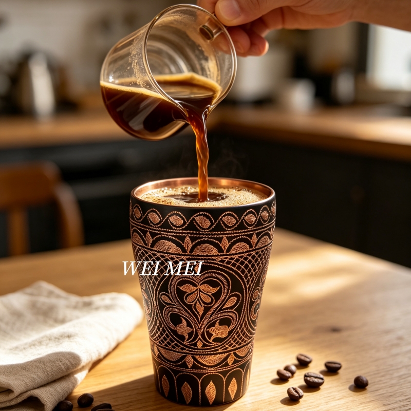 Cangkir Kopi Tembaga Buatan Ta - Coffee Tea Friends ulasan dan harga