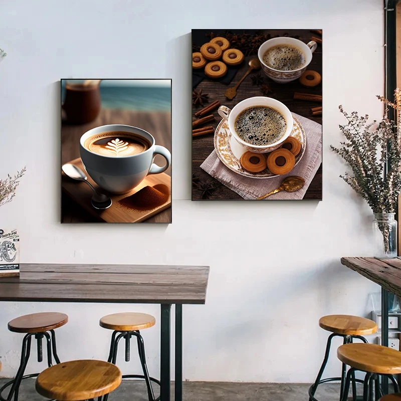 Poster Kanvas Lukisan Gaya Nor - Coffee And Tea Lyrics ulasan dan harga