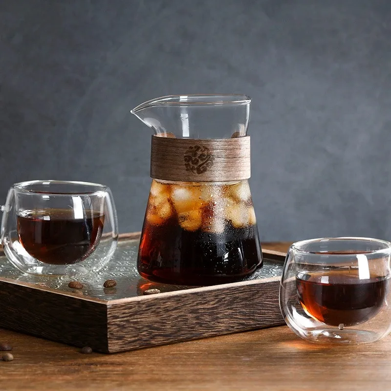 1/2 Pcs Carafe Kopi Kaca denga - Coffee Tea Decanter ulasan dan harga